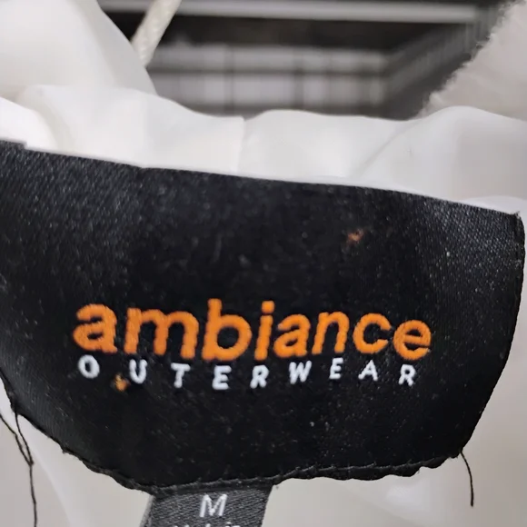 Ambiance Cream Teddy Jacket with Hood - Picture 4 of 4